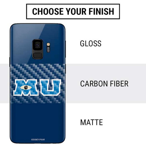 Disney Monsters University MU Logo Galaxy S9 Skin